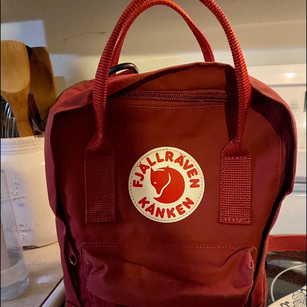 Fjallraven Kanken mini backpack Ox Red